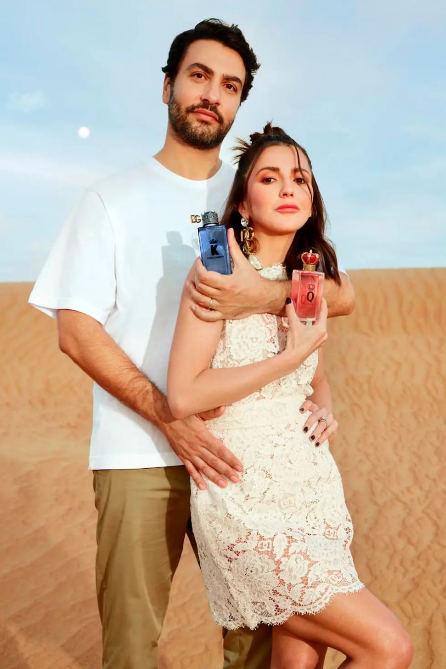 ghassan fallaha and alexandra pereira in a desert