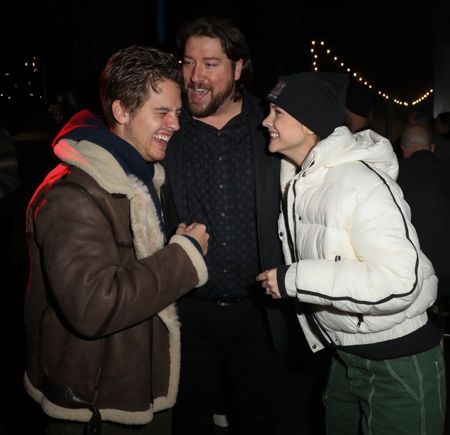 Exclusive - Dylan Sprouse and Barbara Palvin Engaged? She Wears Giant Diamond Ring At Mammoth Film Festival, USA - 02 Mar 2023