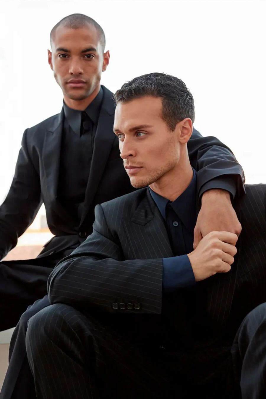théo and remy in matching suits
