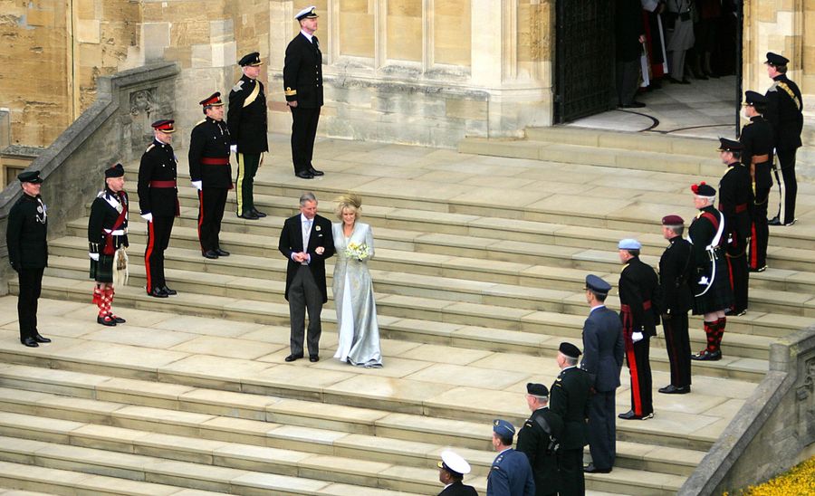 Prince Charles & The Duchess Of Cornwall Attend Blessing At Windsor Castle