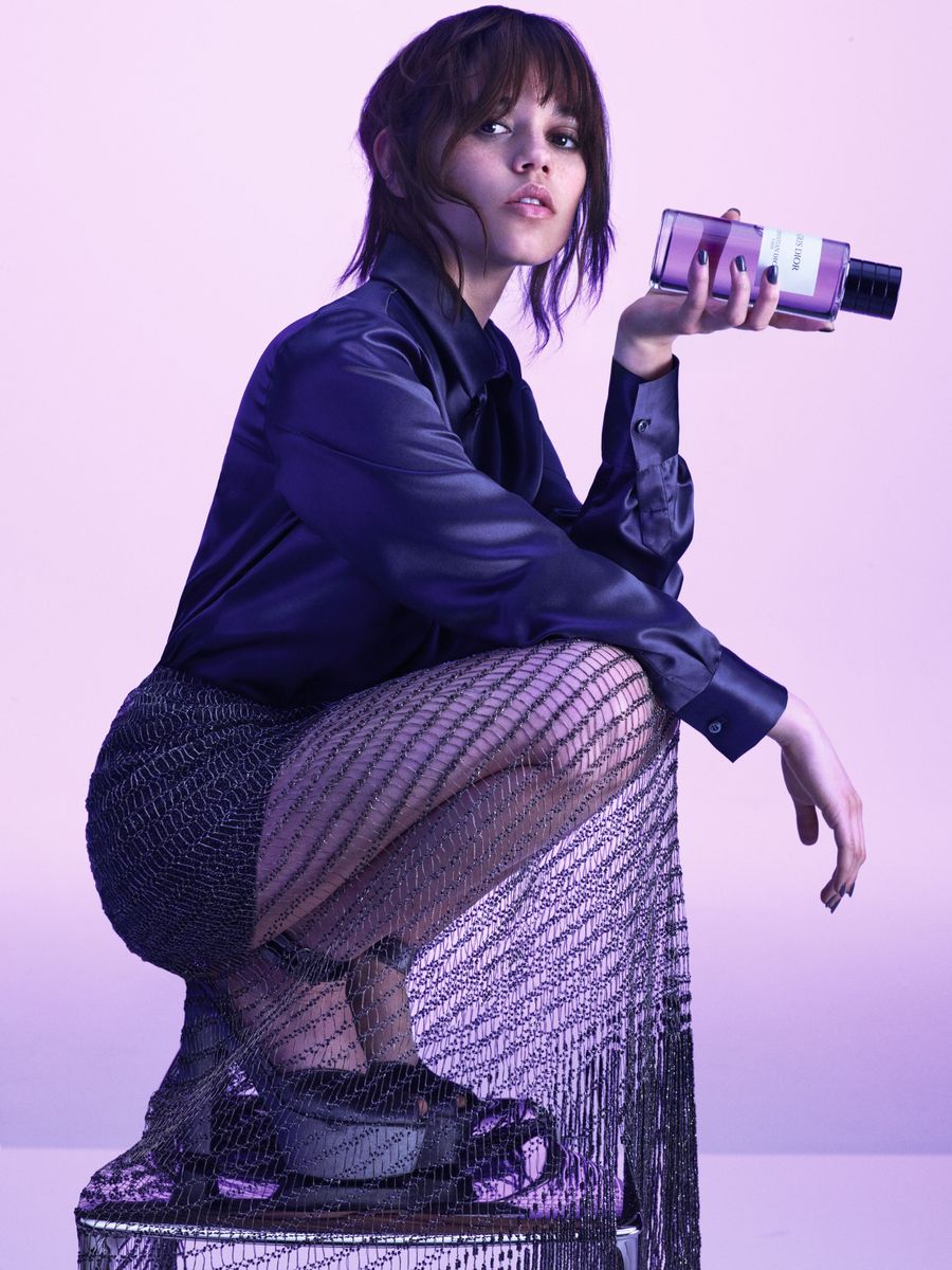jenna ortega gris dior