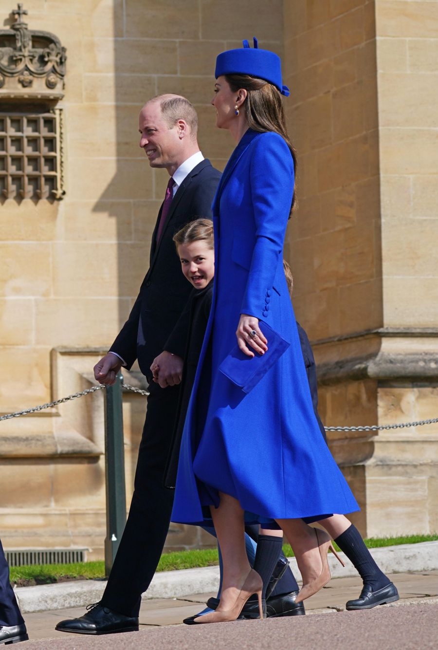 The British Royal Family Attend Easter Mattins Service