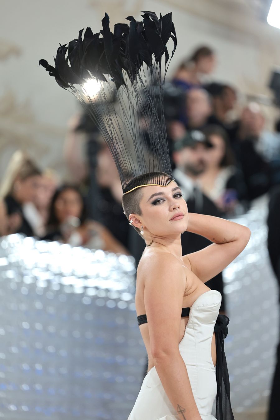 Florence Pugh en la Met Gala 2023.