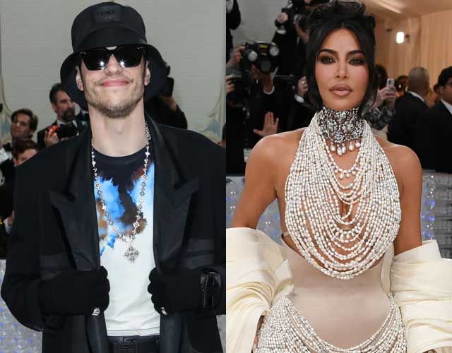 Pete Davidson y Kim Kardashian