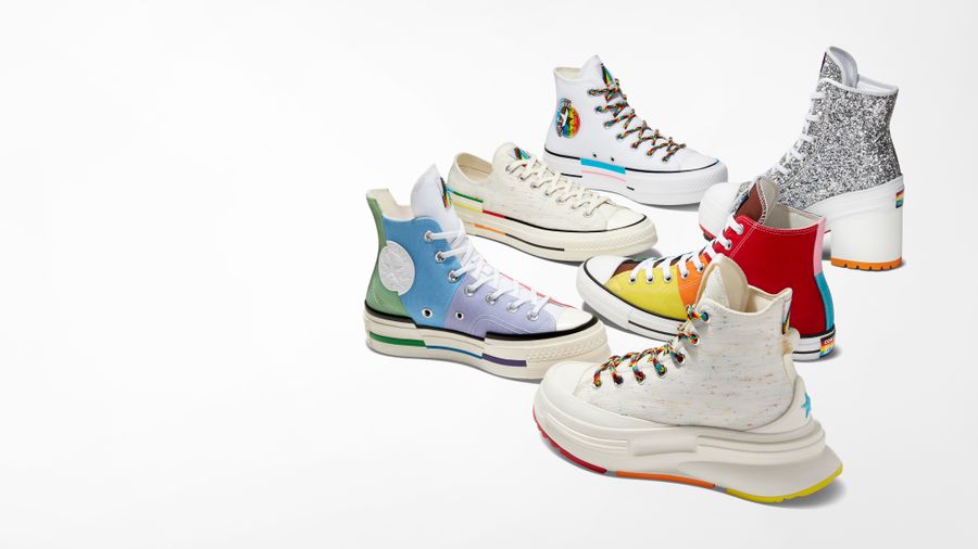 Todas las siluetas de la colección "Proud to Be" de Converse.