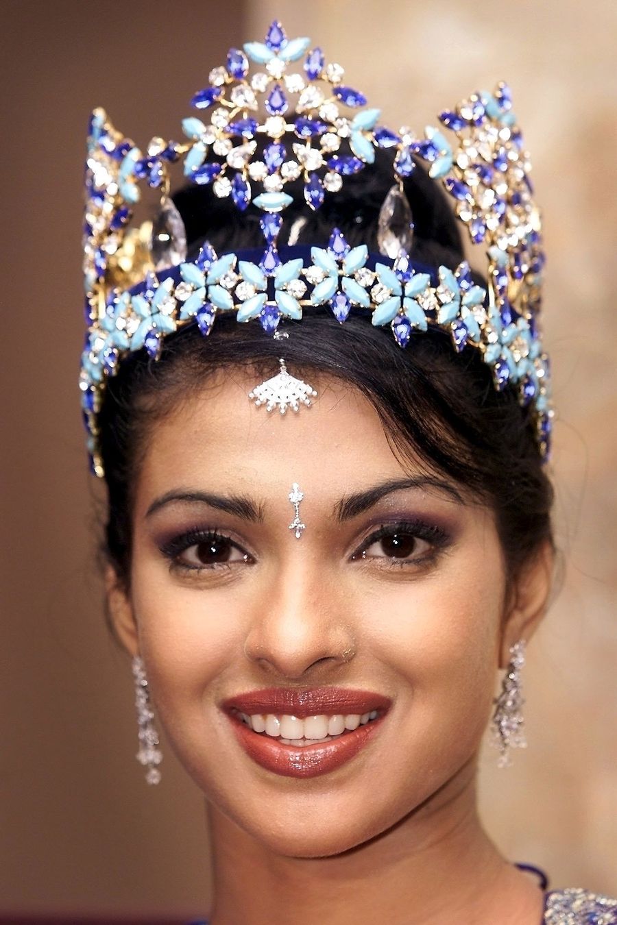 Priyanka Chopra en diciembre del 2000. 
