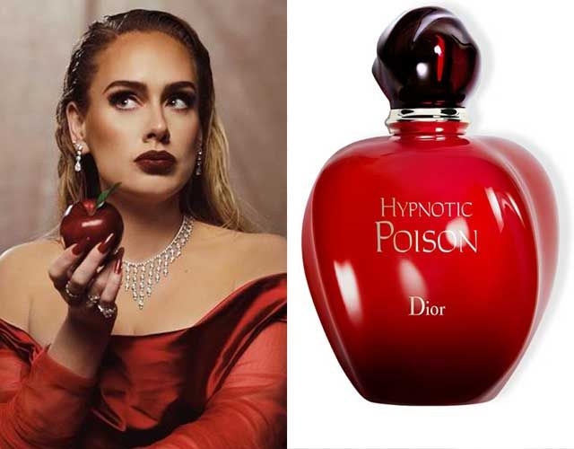 Adele usa este perfume de Dior desde hace varios años. 