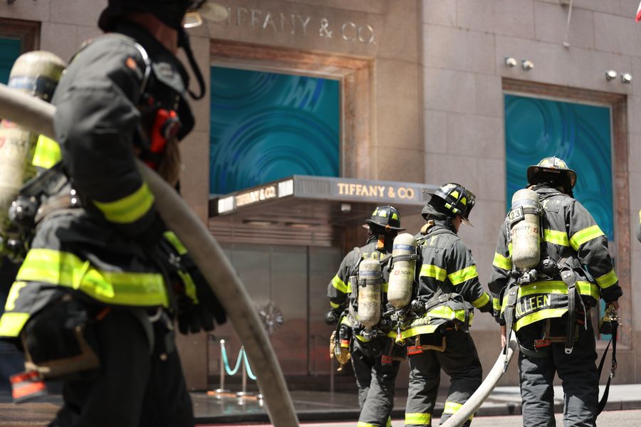 tiffany incendio tienda