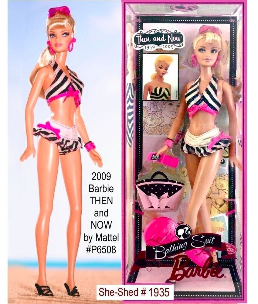 Barbie Then and Now Bathing Suit