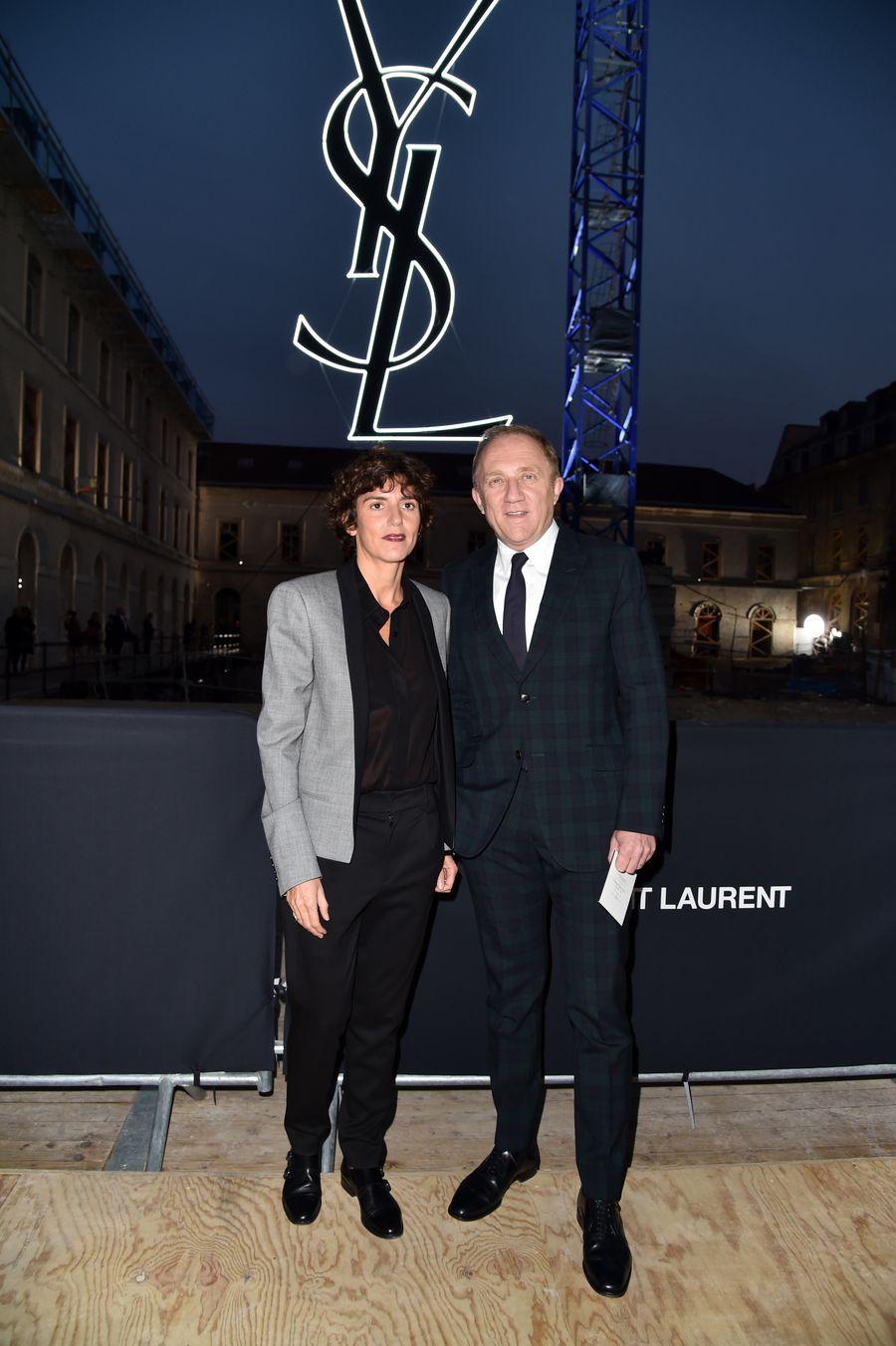 Francesca Bellettini y François-Henri Pinault