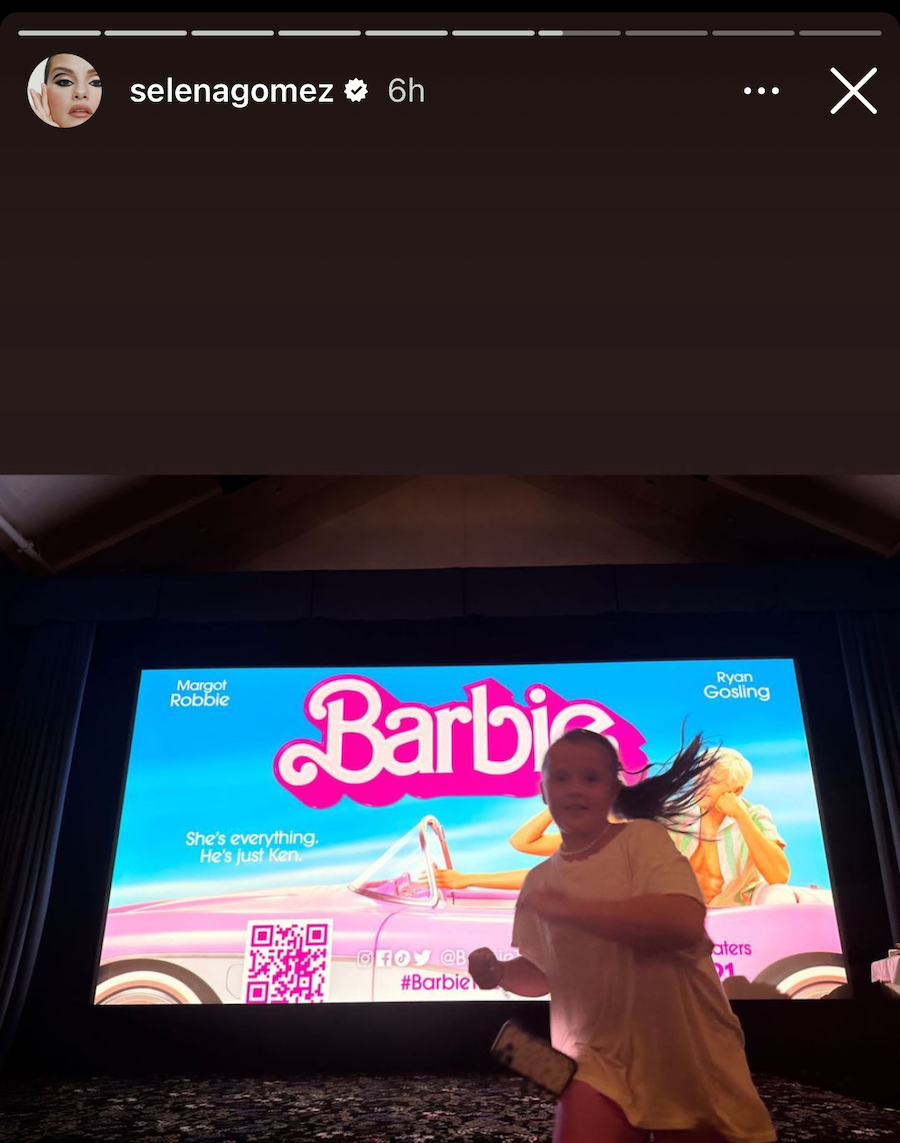 La hermana de Selena Gomez también estuvo en la proyección privada de Barbie.