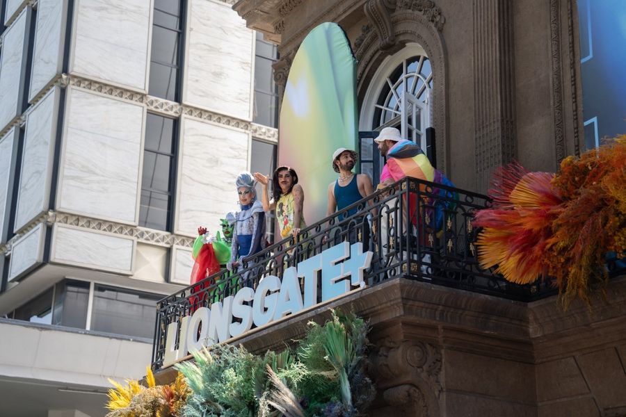 Suculenta, Carmen Monoxide, Paco Santander en el evento de LIONSGATE+ del Pride