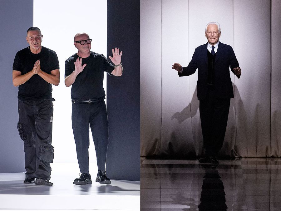 dolce gabanna giorgio armani