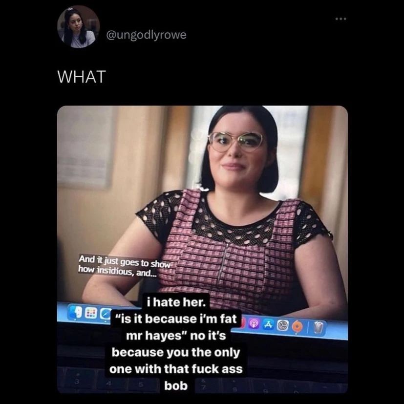 Una usuaria compartió esta escena de Euphoria diciendo que Kat tiene un "Fuck Ass Bob".