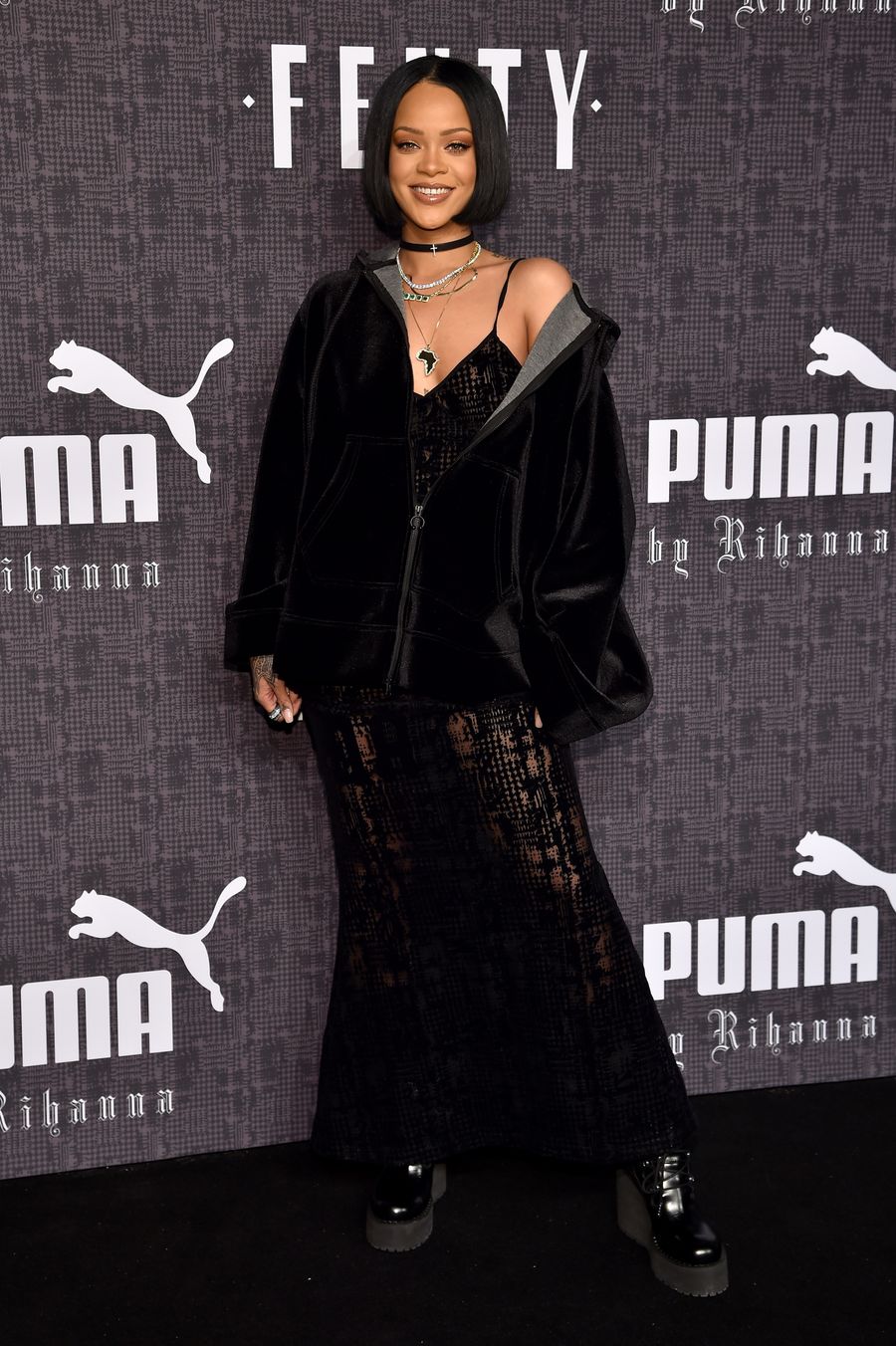 FENTY PUMA by Rihanna AW16 Collection - Arrivals - Fall 2016 New York Fashion Week