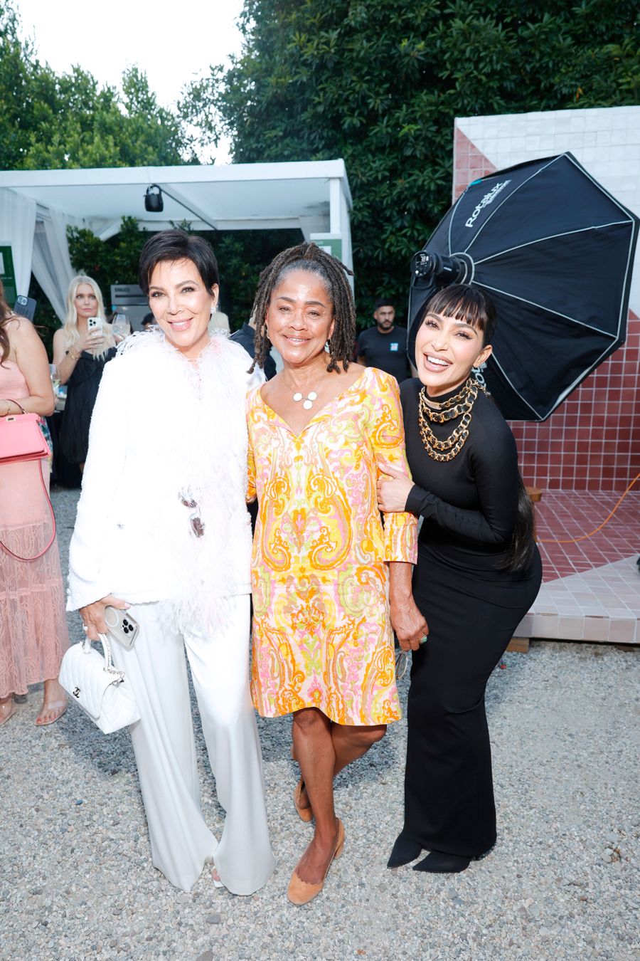 Kris Jenner, Doria Ragland, y Kim Kardashian.