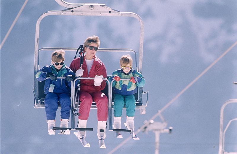 Royal Skiing Holiday in Lech, Austria - 1991
