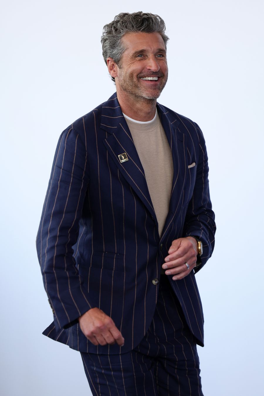 Patrick Dempsey en el photocall de "Ferrari".
