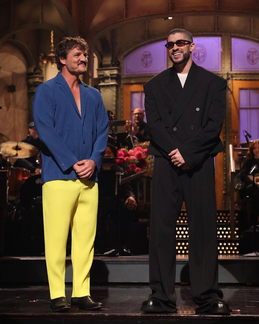 Pedro Pascal y Bad Bunny