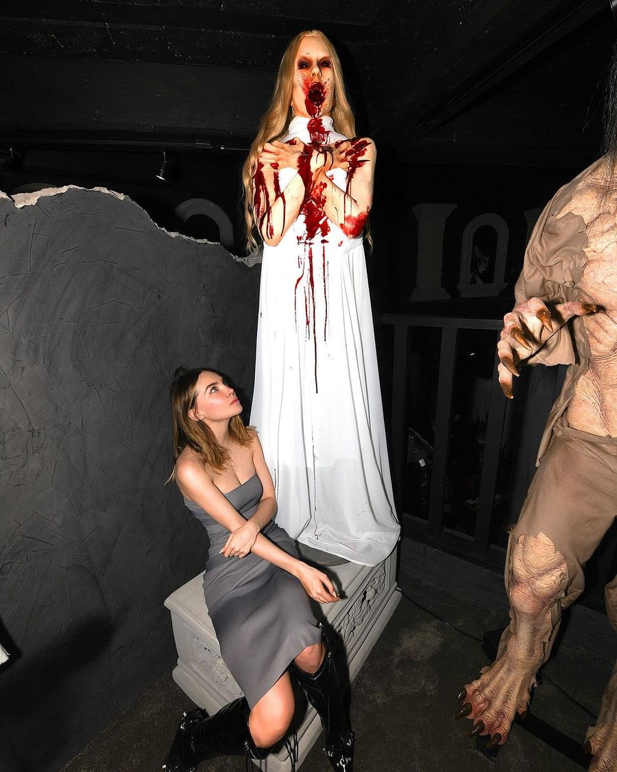 Belinda da inicio a la temporada de Halloween.
