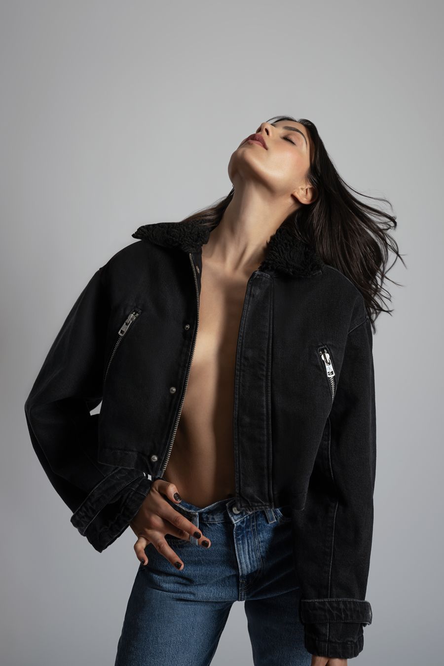 Bárbara López para Calvin Klein.