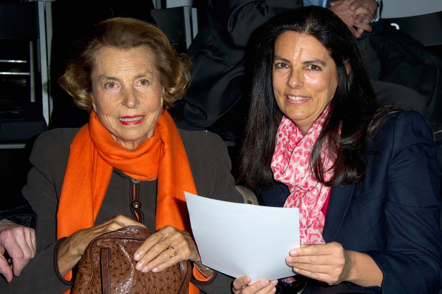 Liliane Bettencourt y su hija Francoise Bettencourt-Meyers.