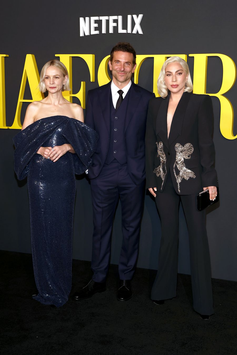 Carey Mulligan, Bradley Cooper y Lady Gaga 
