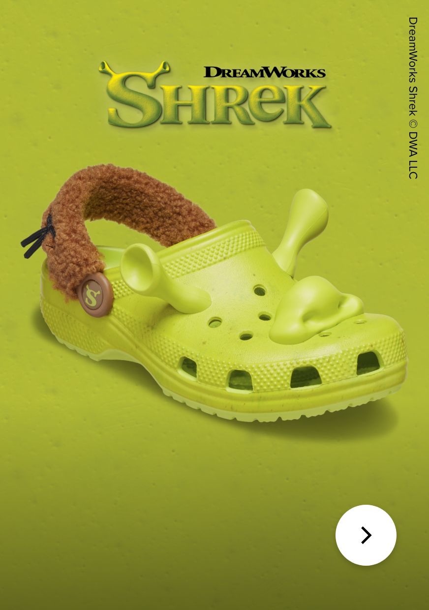 Esto no es IA, los Crocs de Shrek son reales y ya están disponibles en México