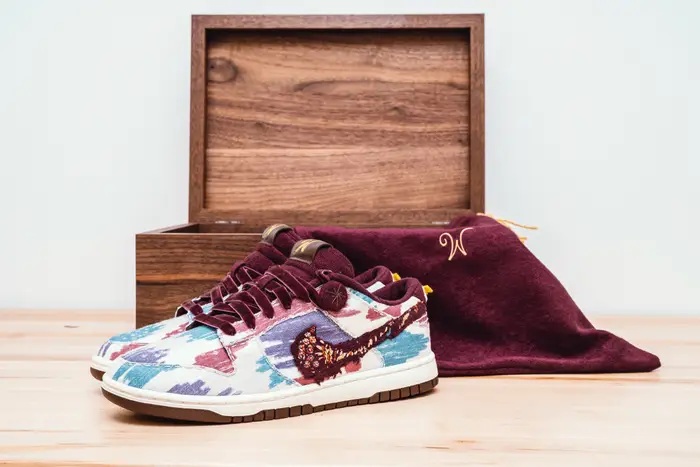 Timothée Chalamet colaboró con Nike para crear unos Dunk Low inspirados en Wonka.