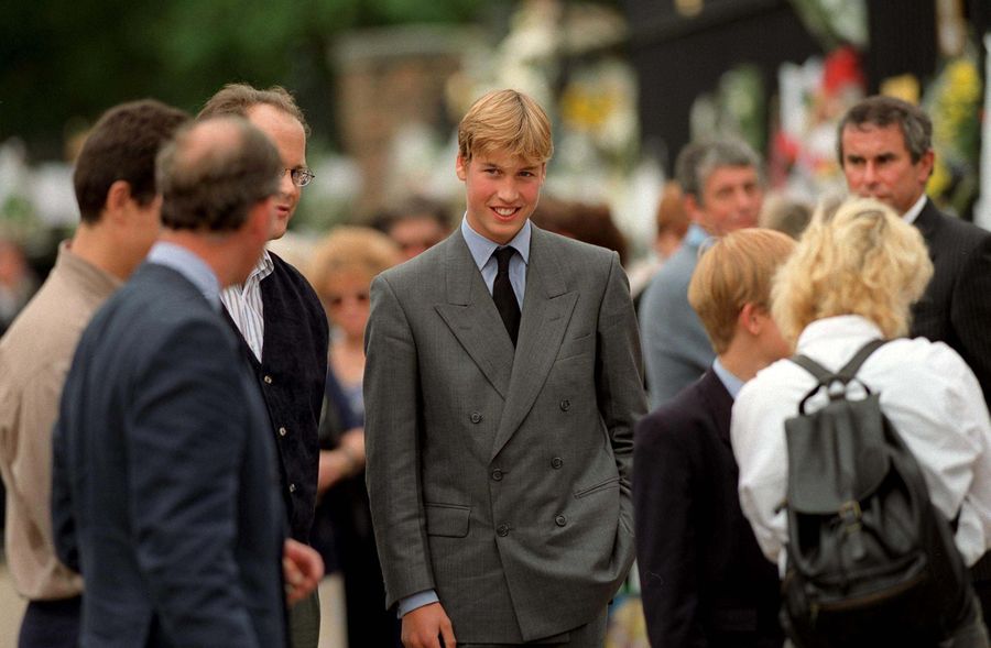 Príncipe William en su juventud