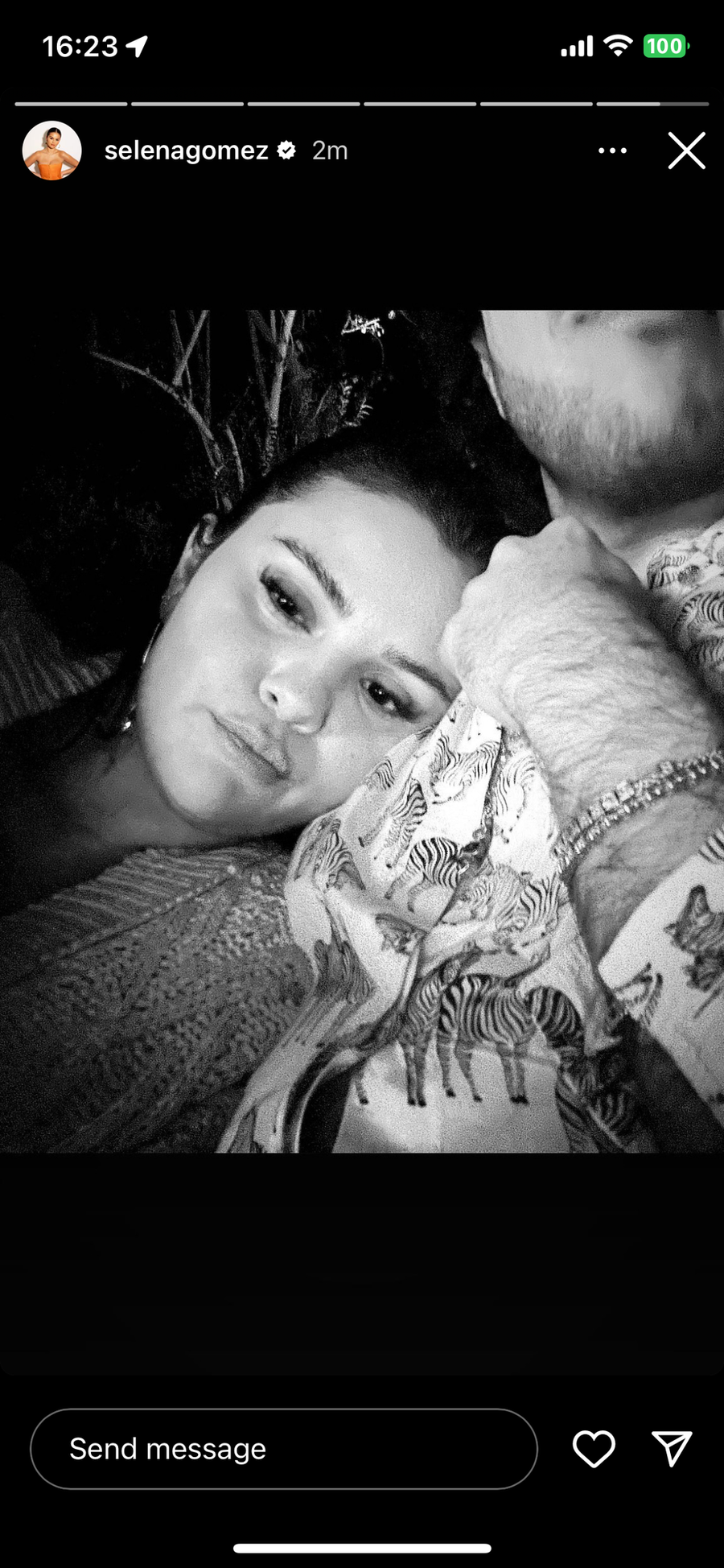 Selena Gomez y Benny Blanco.