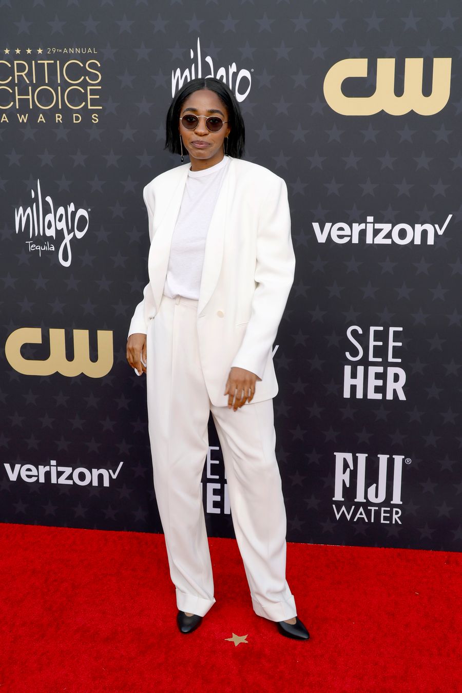 Ayo Edibiri en los Critics Choice Awards