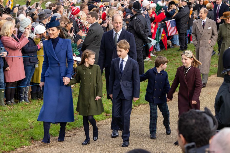 Kate Middleton en Navidad con su familia.
