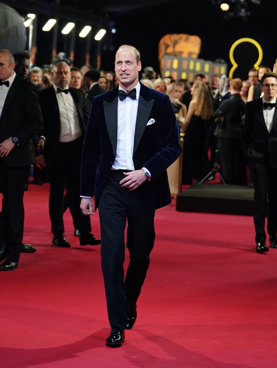 El príncipe William en los Premios BAFTA 2024