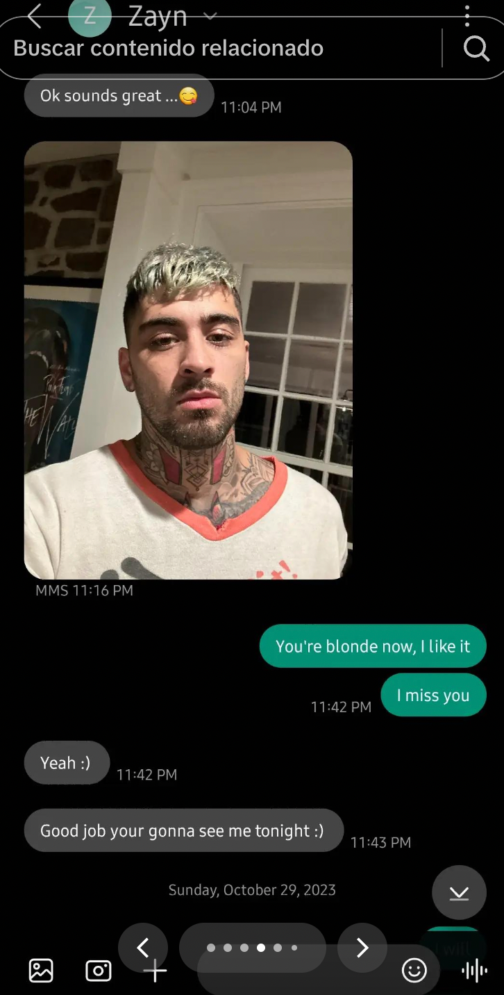 TikToker expone comportamiento misógino de Zayn Malik con capturas de pantalla