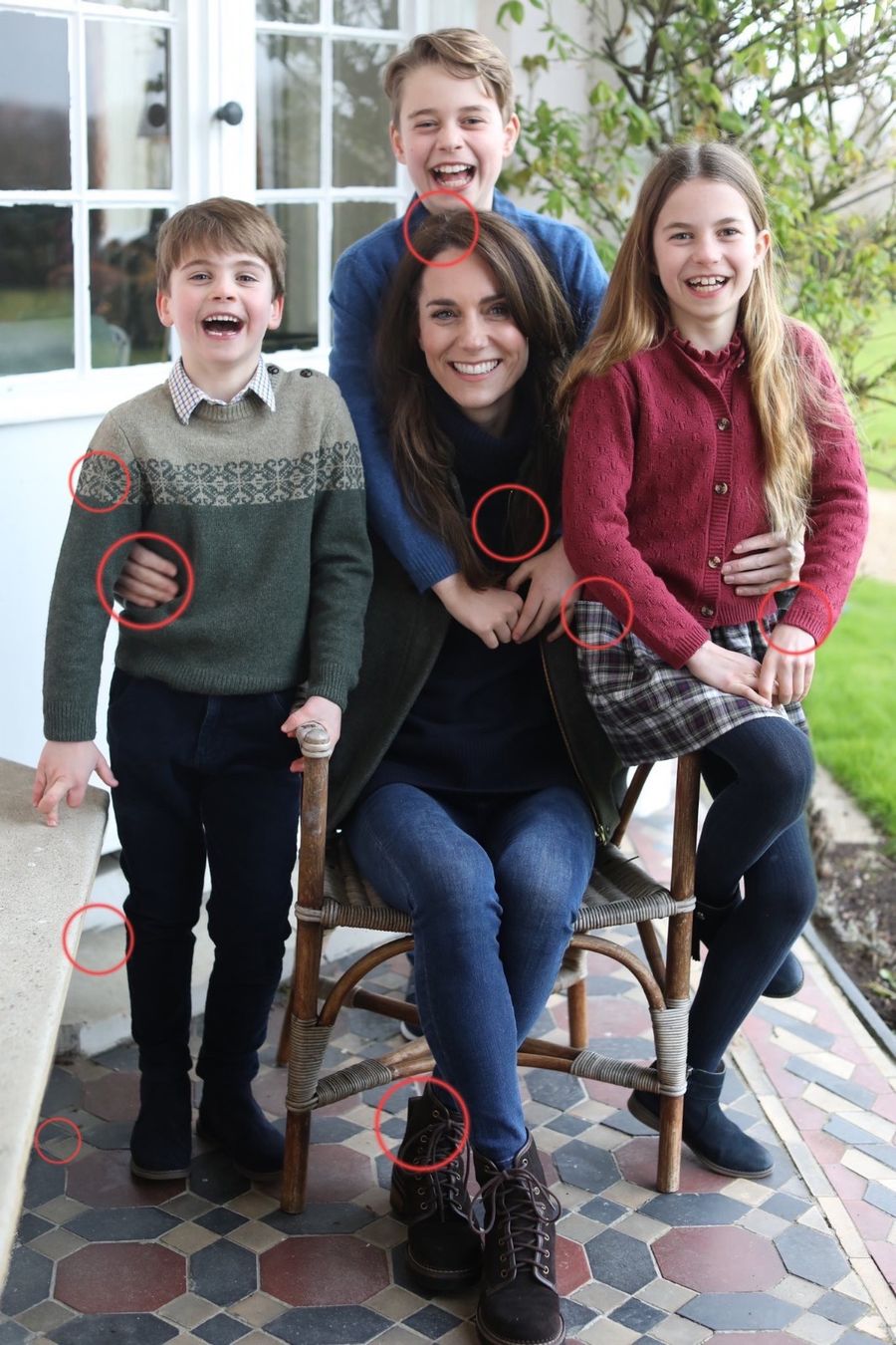 Los errores de edición en la foto de Kate Middleton