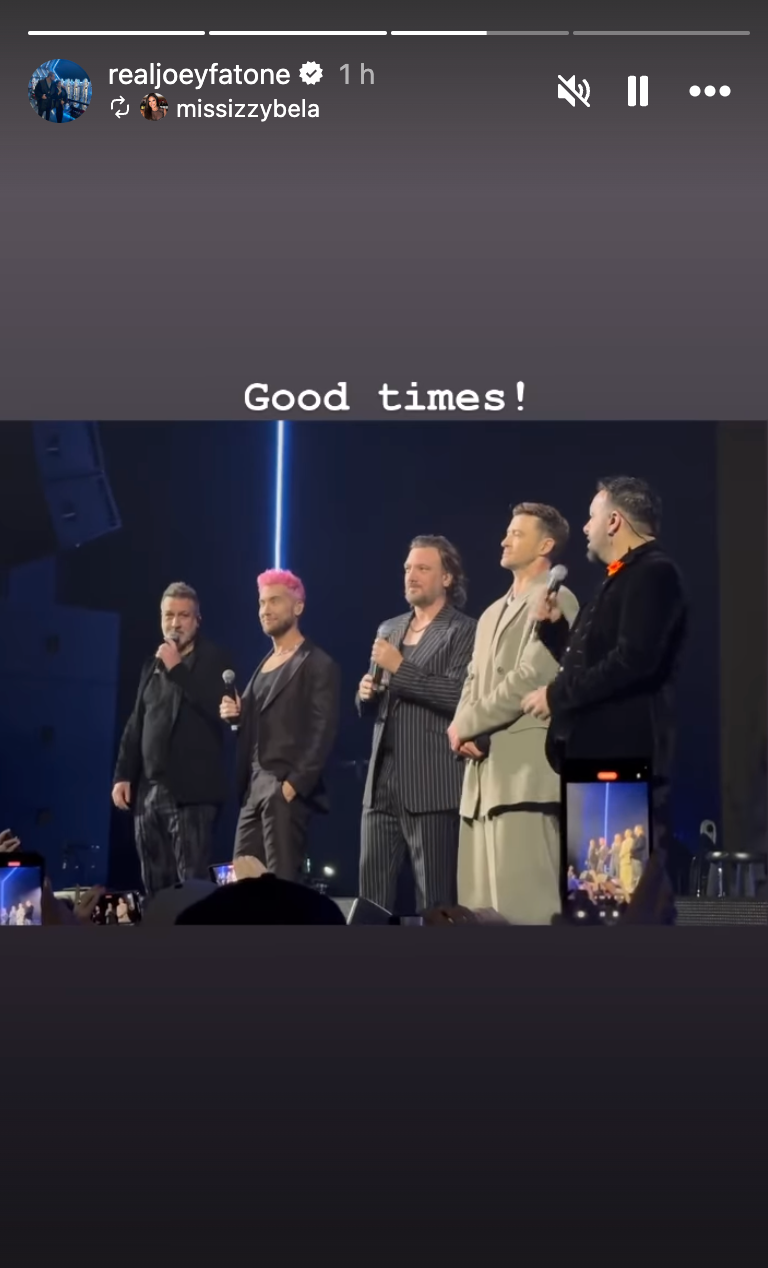 NSYNC se reúne en el concierto de Justin Timberlake en Los Ángeles