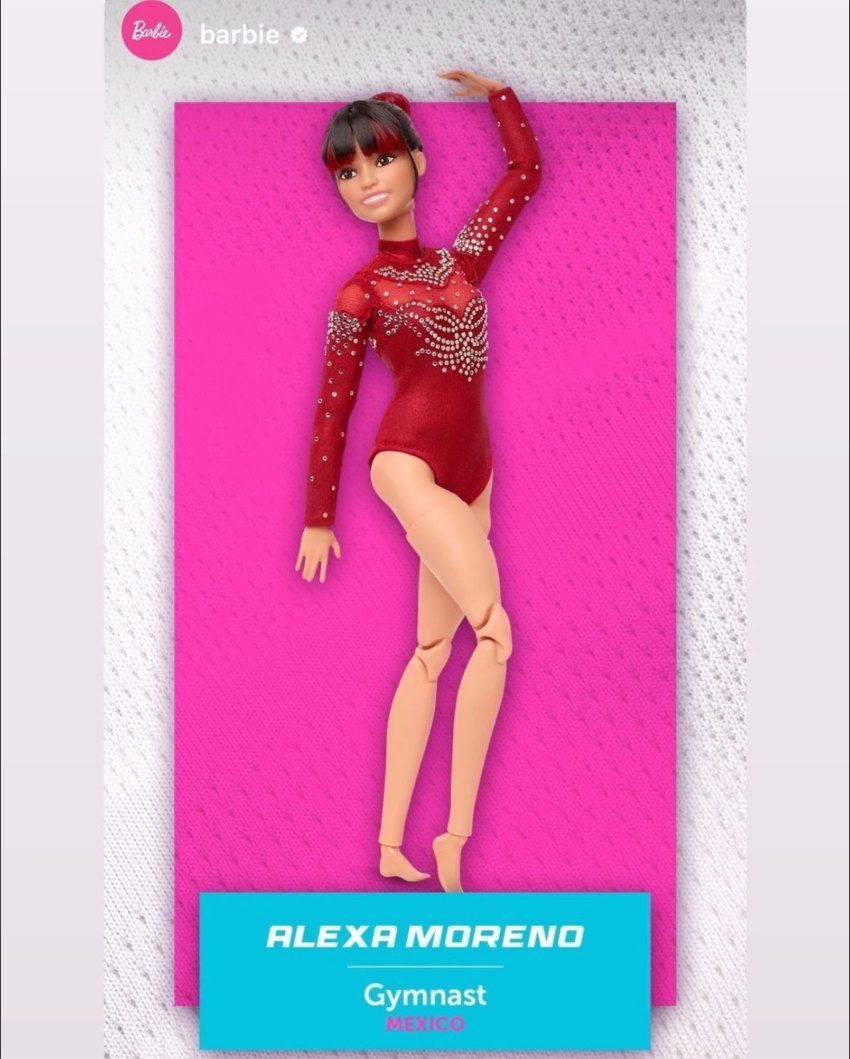 Barbie lanza una muñeca de la gimnasta mexicana Alexa Moreno