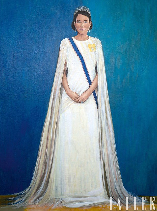 Revelan nuevo retrato de Kate Middleton y el internet lo trollea 