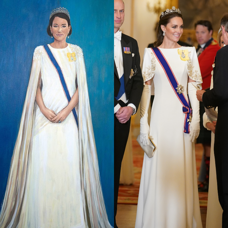 Revelan nuevo retrato de Kate Middleton y el internet lo trollea 
