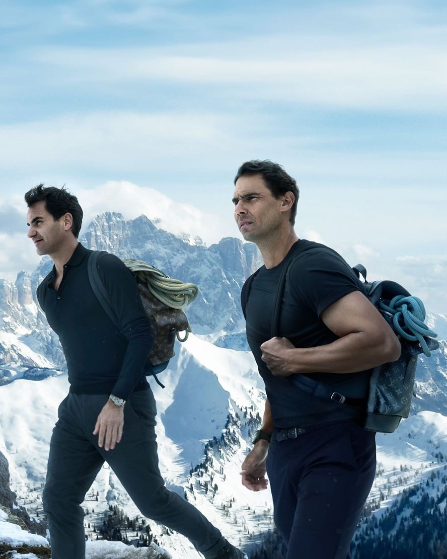 Rafael Nadal y Roger Federer protagonizan la campaña de Louis Vuitton