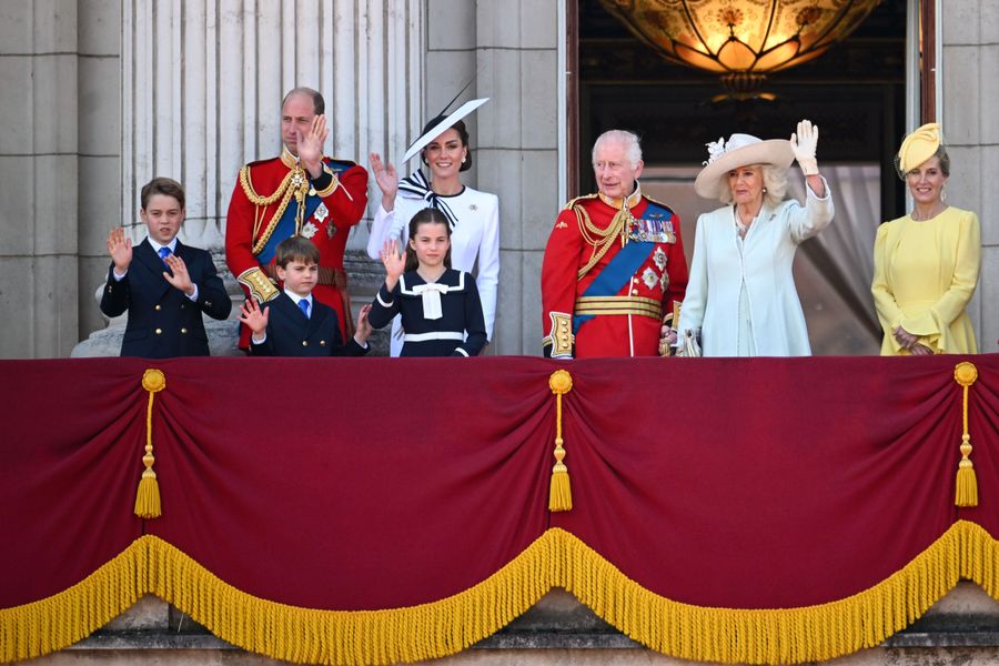 Kate Middleton en el desfile del cumpleaños del Rey