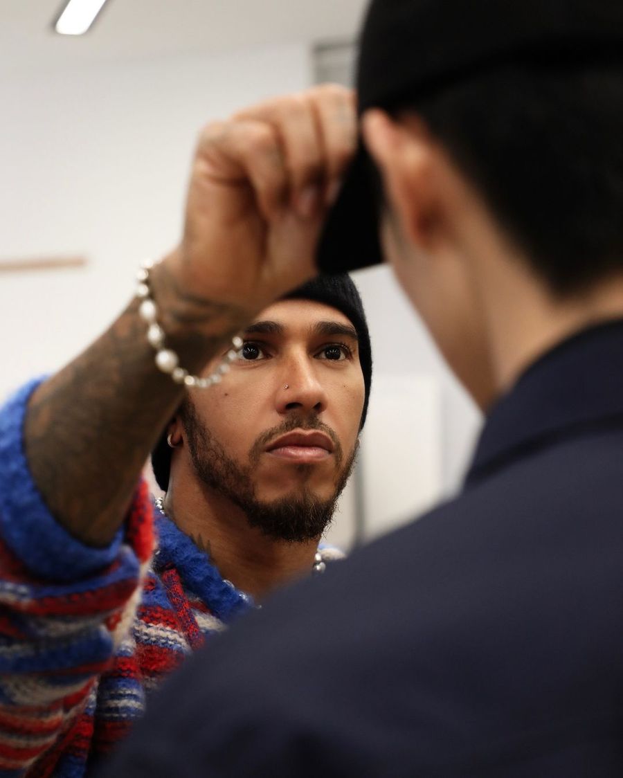 lewis hamilton dior