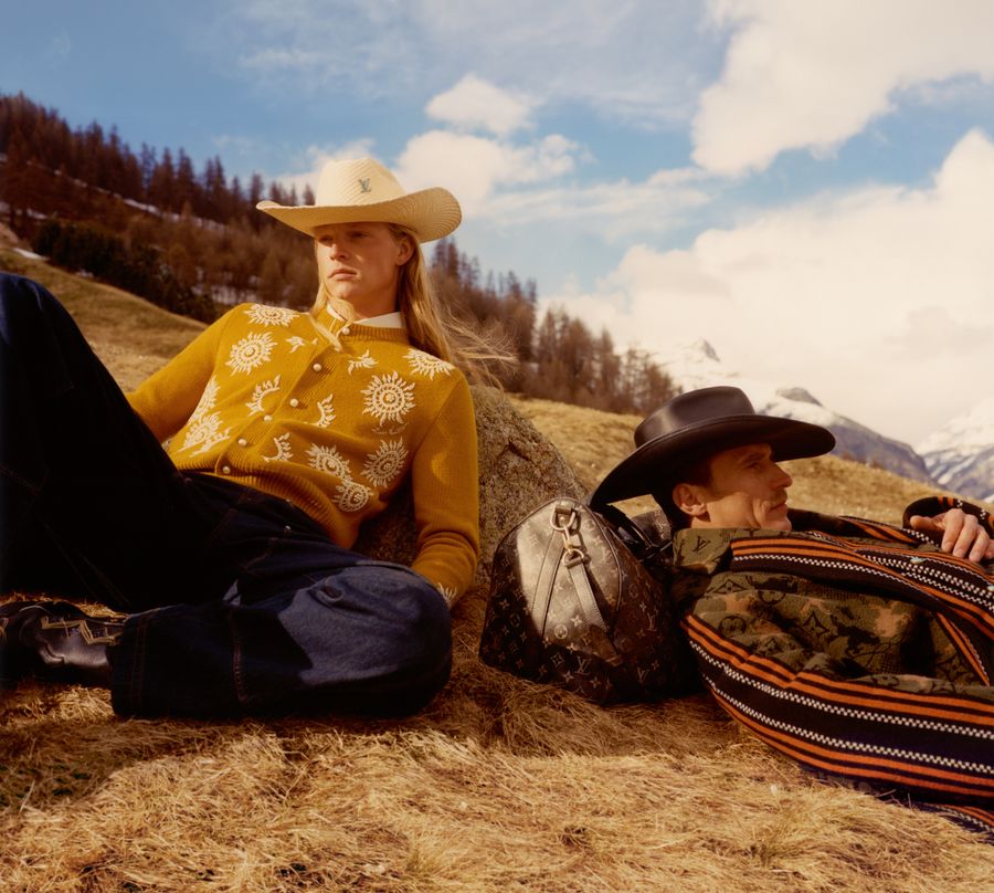 Pharrell Williams lleva a otro nivel la moda western en la última campaña de LV