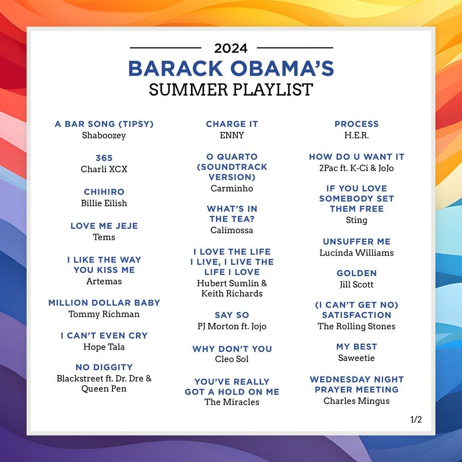 Barack Obama playlist