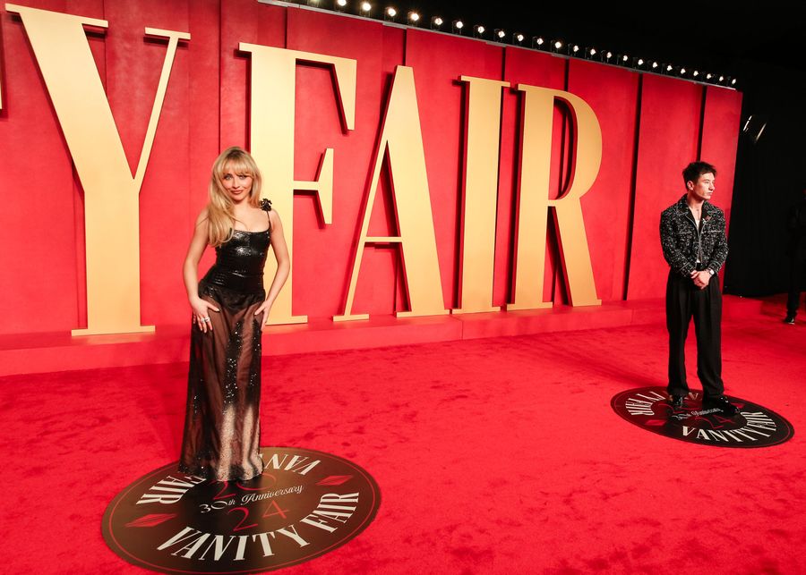 Sabrina Carpenter y Barry Keoghan llegaron juntos al after de los Oscar a principios del 2024