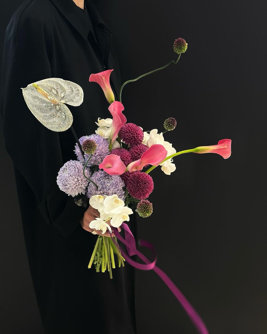 Diseño floral abstracto, ¿qué es y cómo lograr esta tendencia en florería? (Instagram)