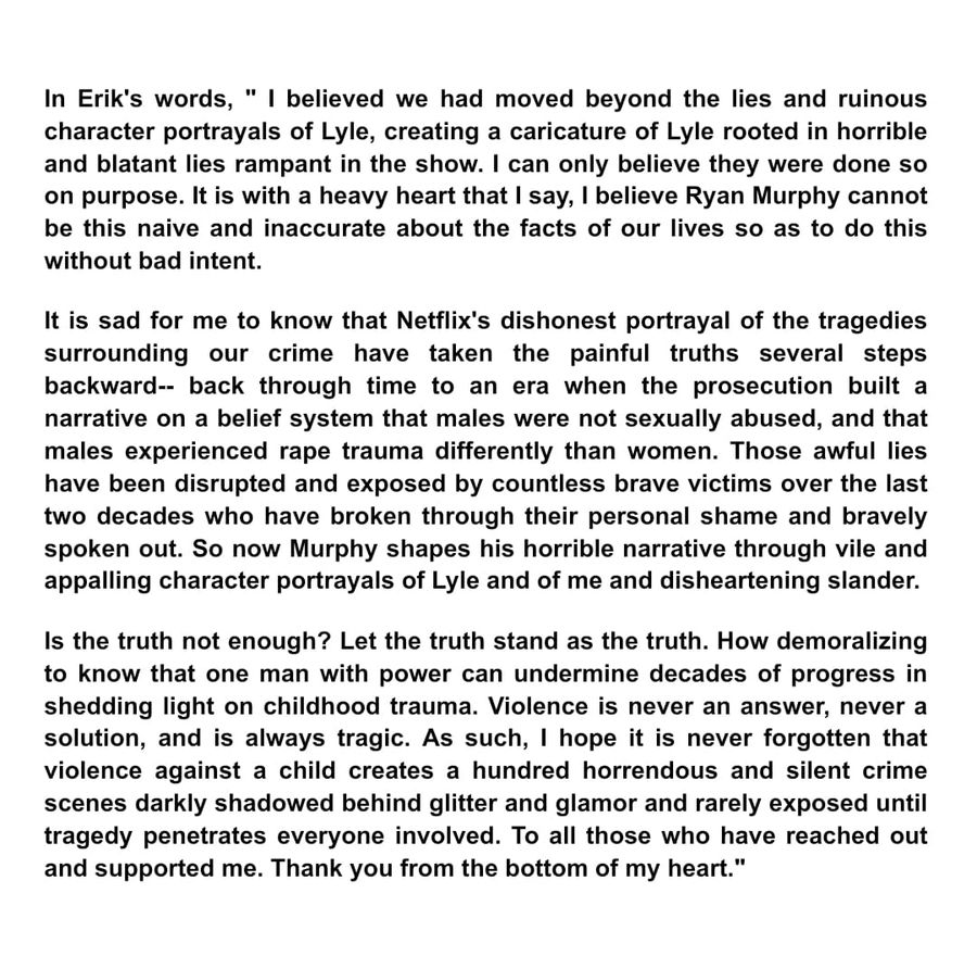 Erik Menendez serie Ryan Murphy