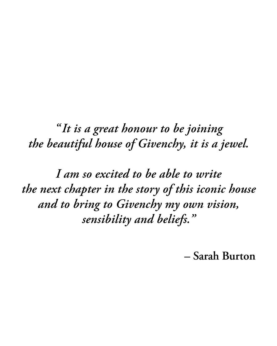 Givenchy Sarah Burton