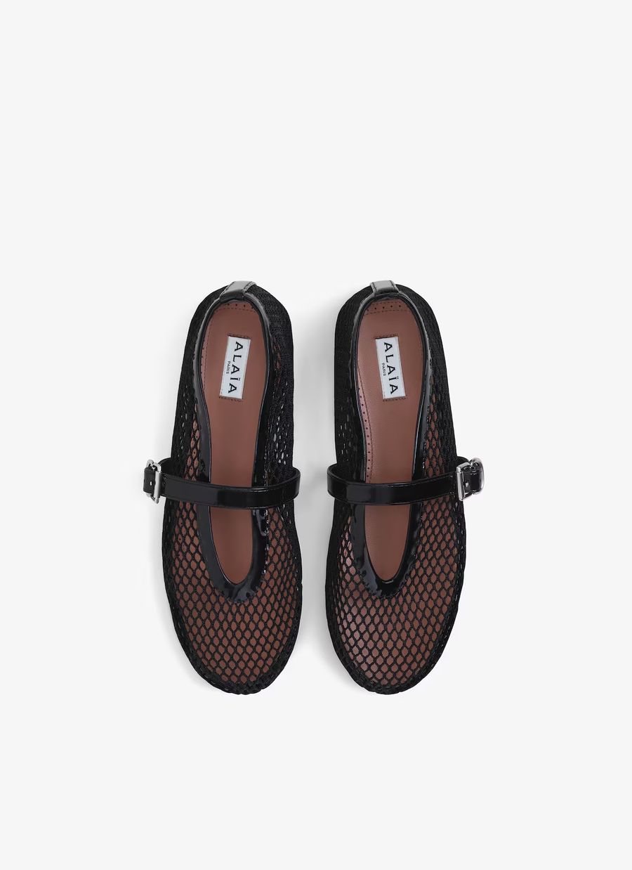 alaia flats lyst